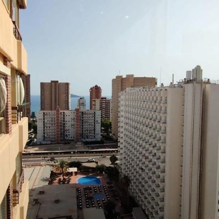 Precioso Apartamento Con Piscina Y Vistas Al Mar Mediterraneo. Бенідорм Екстер'єр фото